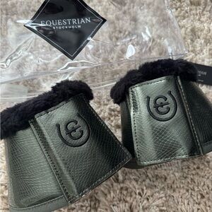 Equestrian Stockholm Deep Olivine Bell Boots